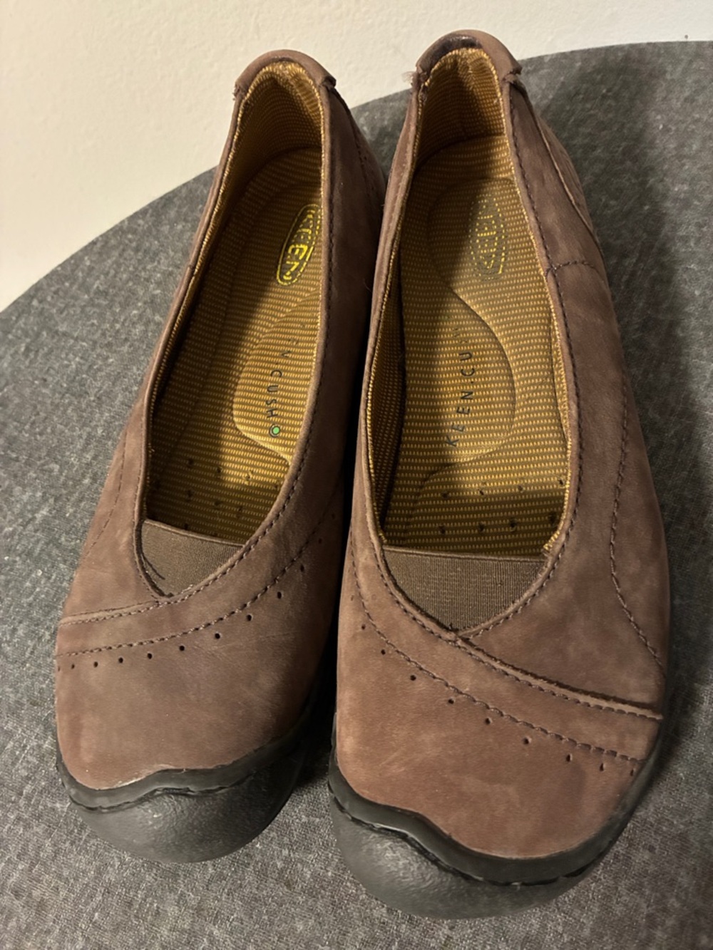 Keen Women's Brown Slip-On Casual Flats - Picture 6 of 9
